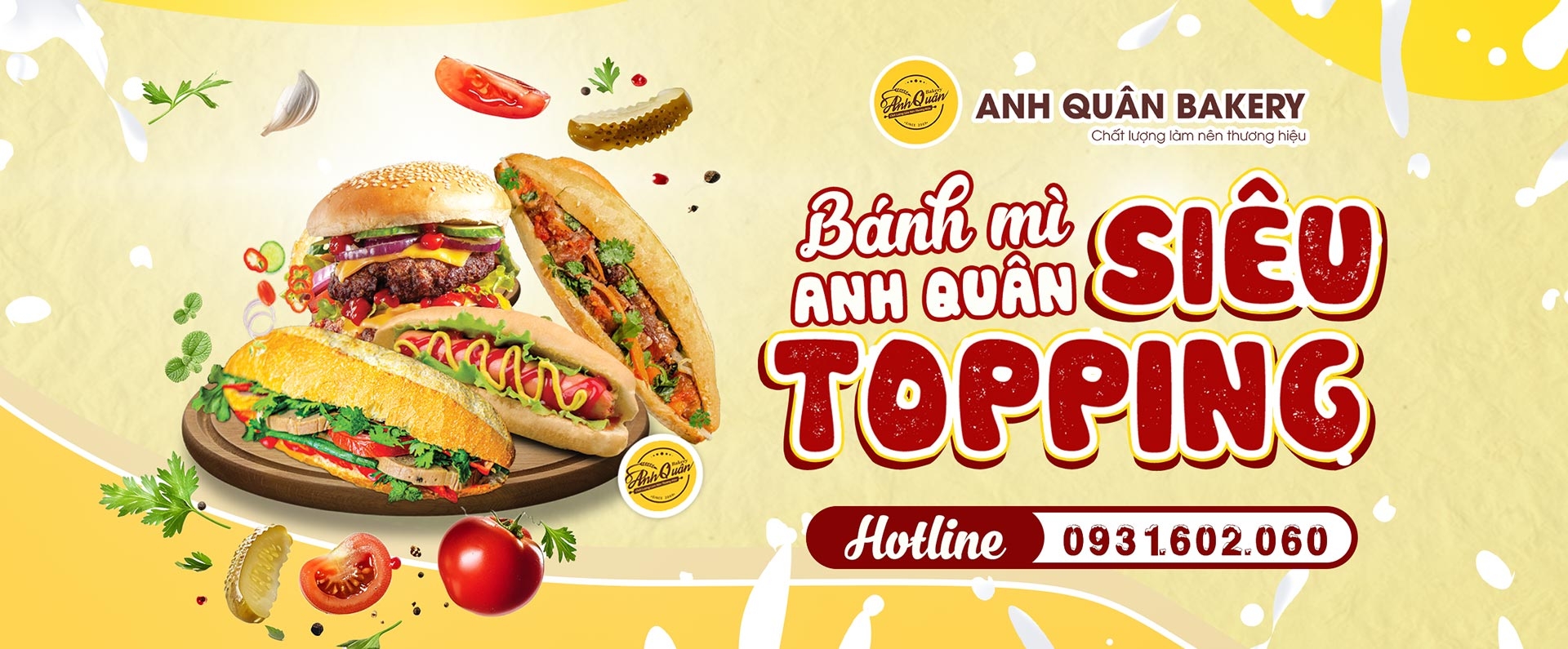 Bánh mì Anh Quân Siêu Topping