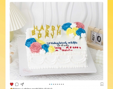 Bánh kem Mẫu Vuông