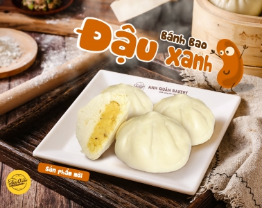Bánh Bao Nhân Đậu Xanh