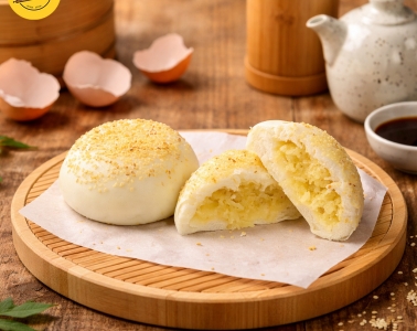 Bánh Bao Nhân Dừa Mè