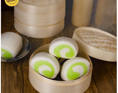 Bánh Bao Lá Dứa (Không Nhân)